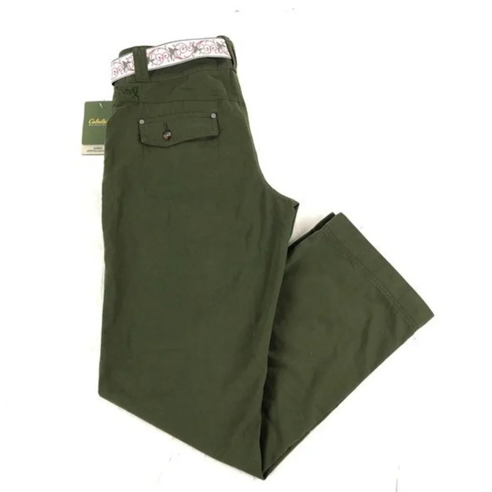 NEW Cabela’s Size 10 Outdoor Pants Green Walking